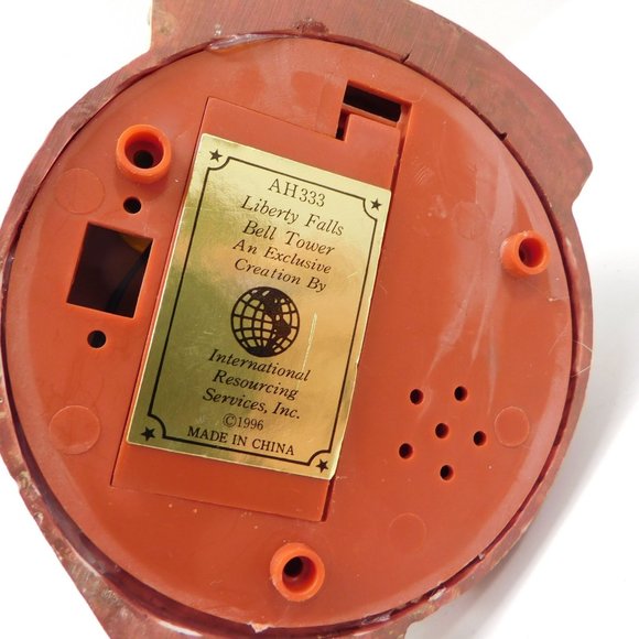 Liberty Falls Bell Tower Music Box Musical Figurine AH333 Works! SEE VIDEO - Picture 8 of 10